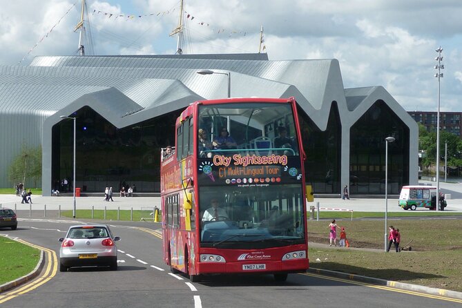 City Sightseeing Glasgow Hop-On Hop-Off Bus Tour - Red Route: George Square to Kelvingrove and the river stops
