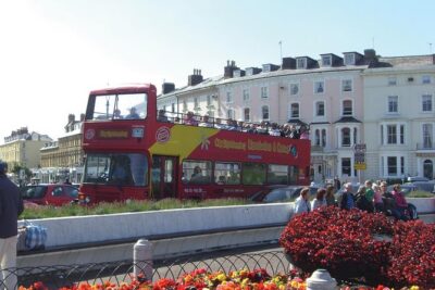 City Sightseeing Llandudno Hop-On Hop-Off Bus Tour - Open-top double-decker rides: views are great, wind is the boss