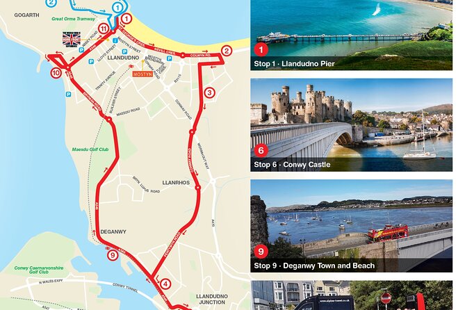 City Sightseeing Llandudno Hop-On Hop-Off Bus Tour - Conwy Castle viewpoints without the driving stress