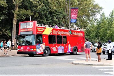 City Sightseeing Philadelphia Double Decker Hop-On Hop-Off (24, 48, 72 Hours) - Museum row and the Art Museum steps you’ll see from the road