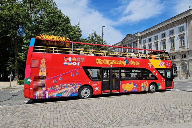 City Sightseeing Porto Hop-On Hop-Off Bus Tour - Blue Line route walkthrough: Jardim do Morro, the Serra do Pilar monastery, and wine cellars