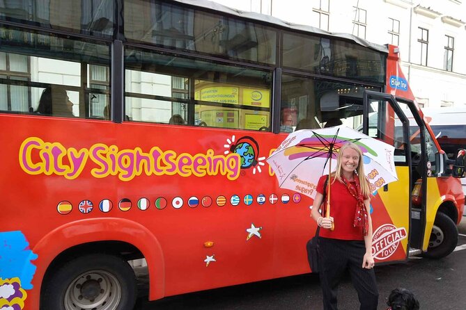 City Sightseeing Prague Hop-On Hop-Off Bus Tour & optional Boat Tour - Red Route: a faster loop with longer waits