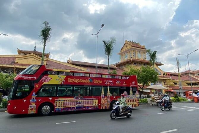 City Sightseeing Saigon Bus Tour - Riding style: open-top upstairs, AC inside, and audio you can skip