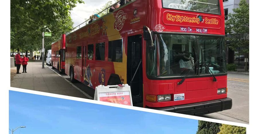 City Sightseeing Seattle: HOHO Bus Tour + Locks Cruise - Space Needle and the Seattle Centre area: the classic “first wow” stops