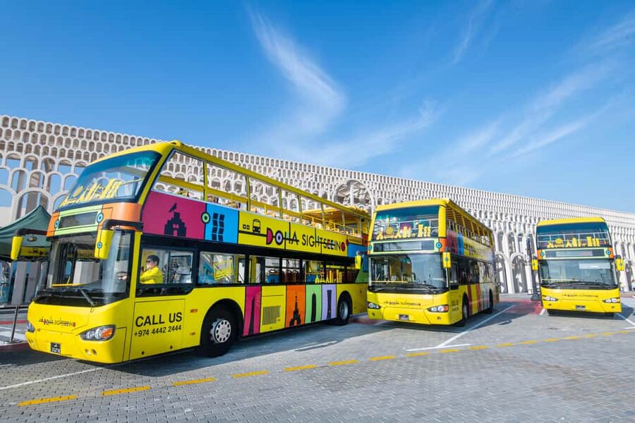 Doha: 24-Hour Hop-On Hop-Off Bus Ticket with Audio Guide - Audio guide and headphones: useful, but treat it like a helper