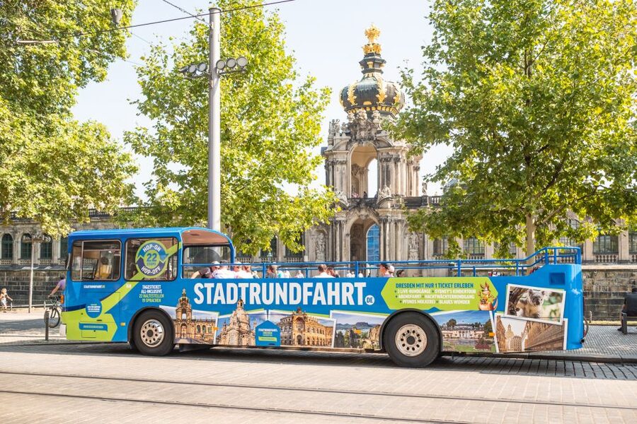 Dresden: 1-Day Hop-On-Hop-Off Bus Tour - The Guided Stops: Zwinger, Fürstenzug, and Frauenkirche