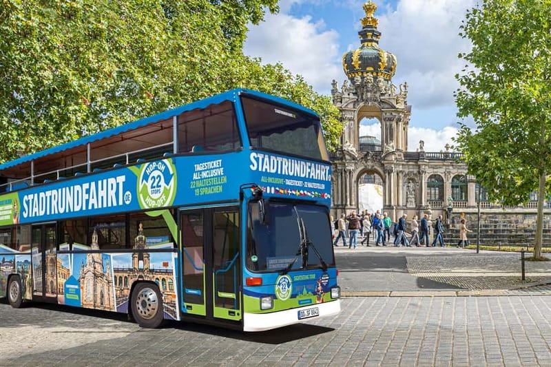 Dresden: Hop-On Hop-Off Sightseeing Bus Tickets - Where You Start: Zwinger/Postplatz to Theatre Square by Augustus Bridge