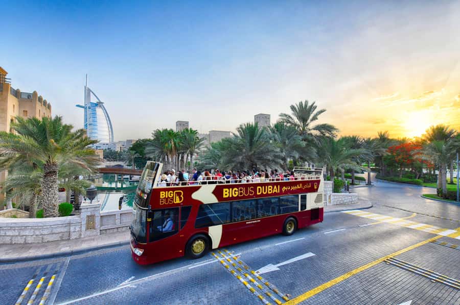 Dubai: Big Bus Hop-On Hop-Off Tour & Optional Dhow Cruise - Hop-on Hop-off in Dubai: how the Red and Blue routes help you plan