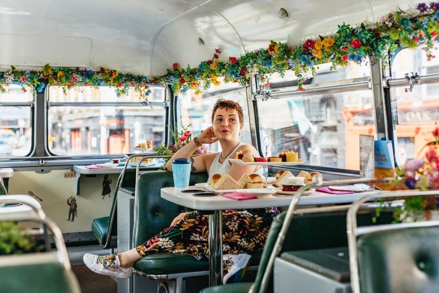Dublin: Afternoon Tea Vintage Bus Tour - A vintage bus and afternoon tea, tuned for a 75-minute Dublin break