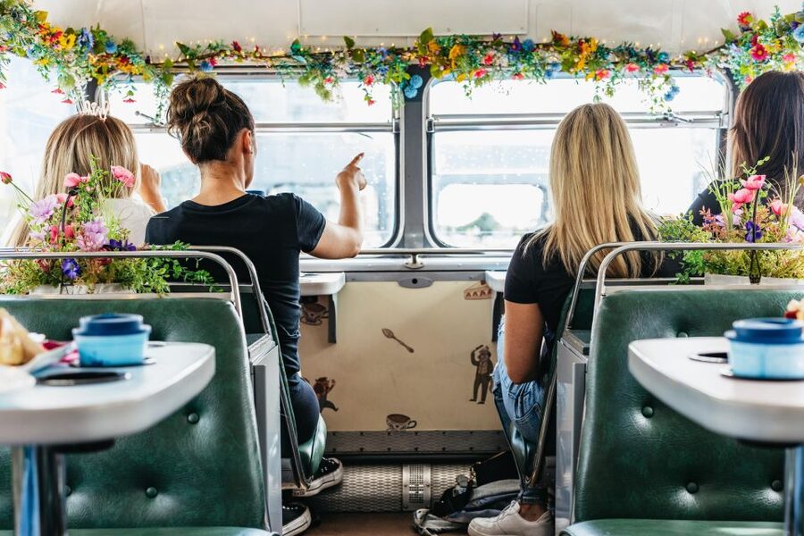 Dublin: Afternoon Tea Vintage Bus Tour - Afternoon tea on wheels: sandwiches, scones, desserts, and endless refills
