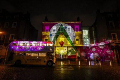Dublin: Christmas Lights Festive Bus Tour with Afternoon Tea - The Christmas Lights Route: City Hall and Trinity College at Night