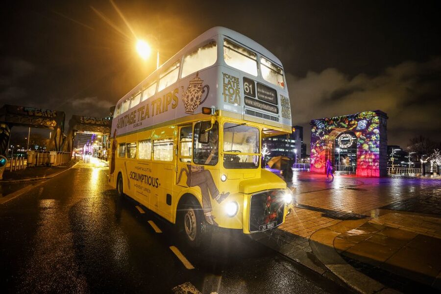 Dublin: Christmas Lights Festive Bus Tour with Afternoon Tea - Seating Rules, Cup Lids, and What to Do About Comfort