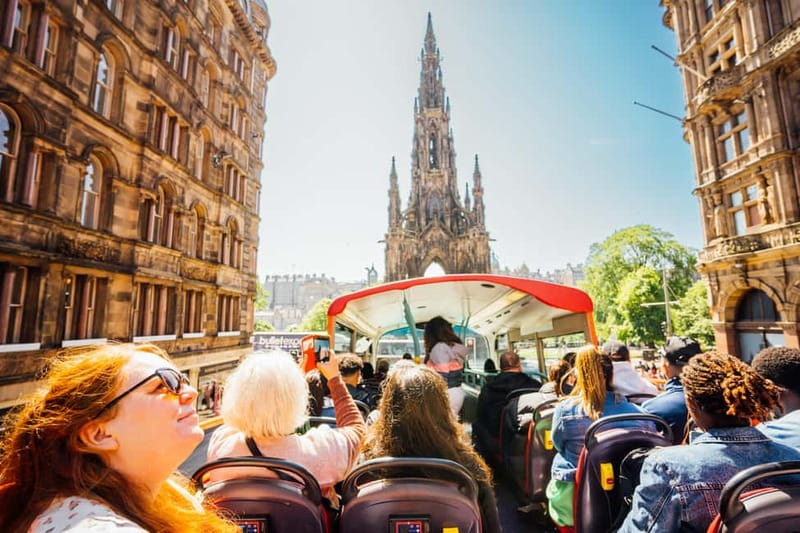 Edinburgh: Big Bus Hop-On, Hop-Off Tour by Open-Top Bus - Key highlights to know before you ride