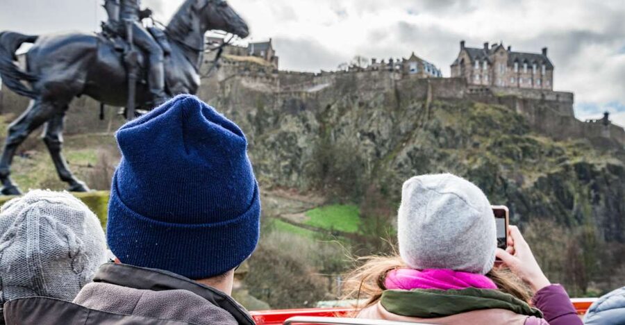 Edinburgh: Hop-On Hop-Off Bus Pass with 3 City Tours - Waterloo Place is your hub: how boarding really feels
