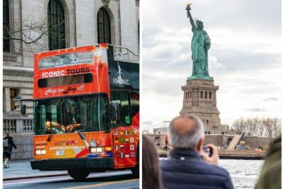 Express Sightseeing Bus Tour with Statue of Liberty Cruise Combo - Route run: from West 47th Street to Pier 36