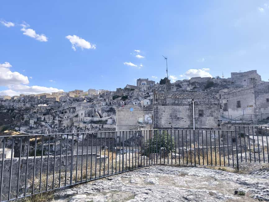 From Bari: Matera Day Trip with Guided Bus Tour - Bari to Matera by GT bus: comfort and simple logistics