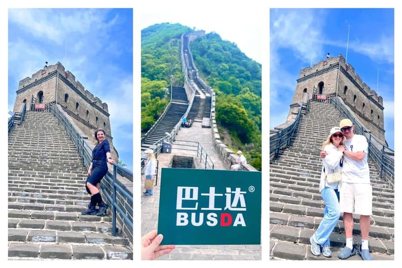 From Beijing: Two Badaling Great Wall Bus Tour w Tickets - Badaling main wall: the iconic part, with real walking time