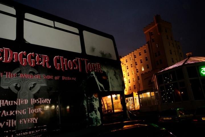 From Dublin: Gravedigger Ghost Bus Tour - Trinity College and plague-era Dublin: where the stories start
