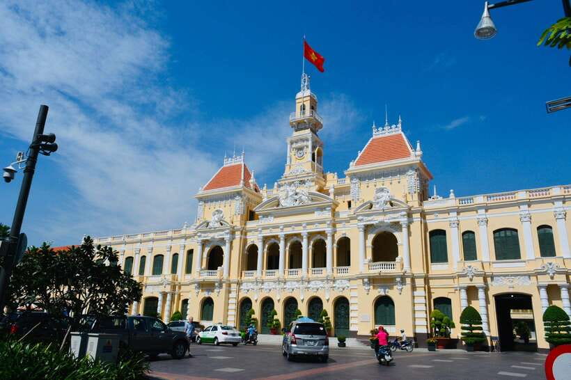 From HCM: City Highlights & Chinatown Trips – Water Bus Tour - Reunification Palace and French colonial landmarks: a powerful government story