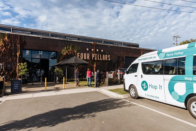 From Melbourne: Hop On Hop Off Yarra Valley - RED Route - Picking your max of four venues from the timetable