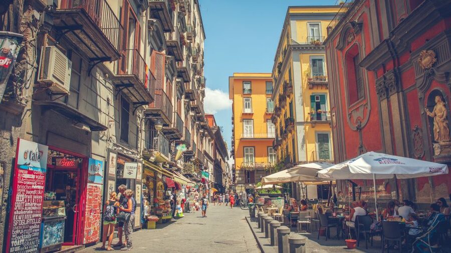 From Naples: Half-Day City Walking & Bus Tour Gulf of Naples - Espresso Napoletano and optional street food: choosing your flavor level