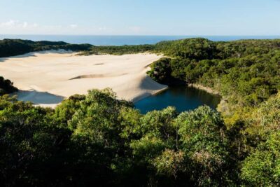 From Rainbow Beach: K'gari, Fraser Island Two-Day Coach Tour - Rainbow Beach to Hook Point: the ride starts with the hard part handled