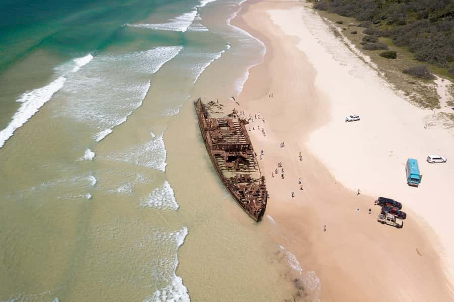 From Rainbow Beach: K'gari, Fraser Island Two-Day Coach Tour - Lake McKenzie: turquoise reward, silica sand, and a real swim break