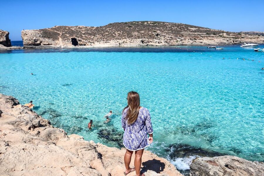 From Sliema: Gozo, Comino & The Blue Lagoon Boat & Bus Tour - Arrival in Gozo: Mgarr Harbour and the Bus to Victoria