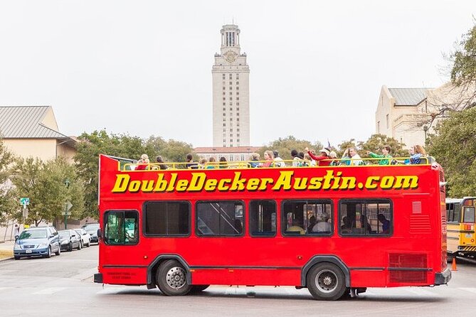 Full-Day Double Decker Austin Hop On Hop Off Sightseeing Tour - Stop 4 at the LBJ Presidential Library area: where the drop-off stops short