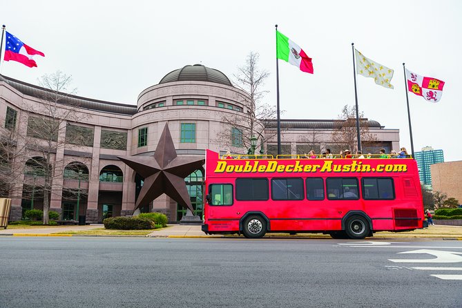 Full-Day Double Decker Austin Hop On Hop Off Sightseeing Tour - The all-day ticket, the real loop time, and where you’ll wait