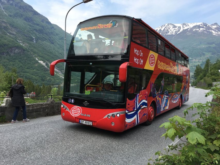 Geiranger: City Sightseeing Hop-On Hop-Off Bus Tour - Norwegian Fjord Center: short stop, big context for UNESCO Geiranger