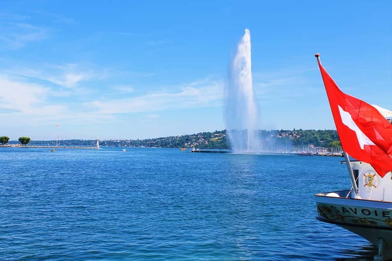 Geneva: Open-Top Sightseeing Bus Tour - International District: UN Headquarters and the Broken Chair stop