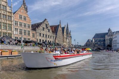 Ghent: Hop-on Hop-off Water-Tramway - Ticket value: $21 for a full day of boat views and walking routes
