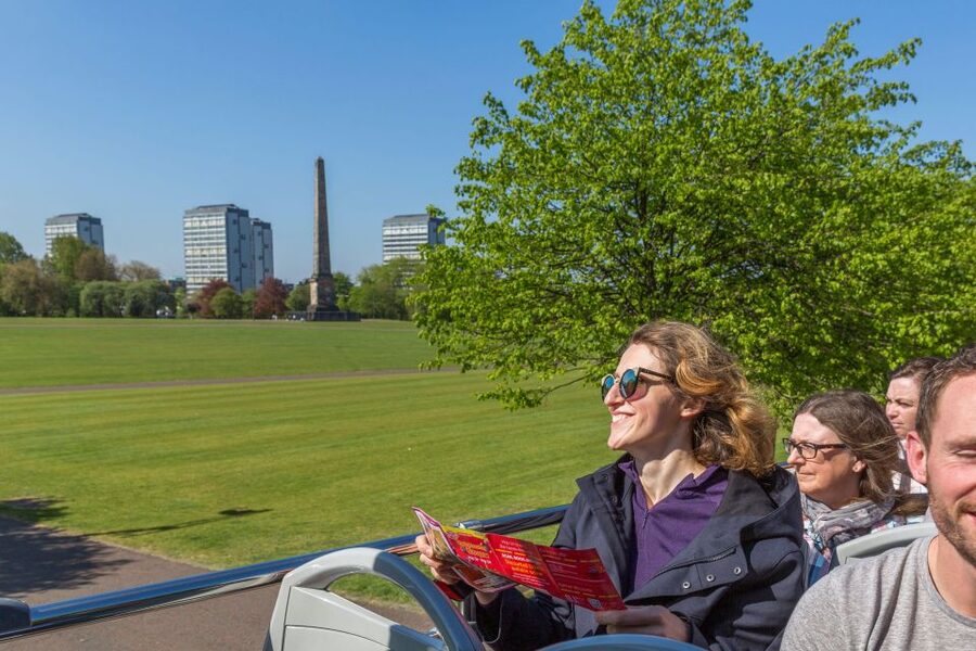 Glasgow: City Sightseeing Hop-On Hop-Off Bus Tour - George Square and Glasgow Cathedral: where the day feels historic fast