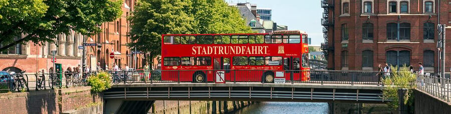 Hamburg: Harbor Cruise and Bus City Hop-On Hop-Off Tour - The bus city tour: 90 minutes of key sights from a double-decker