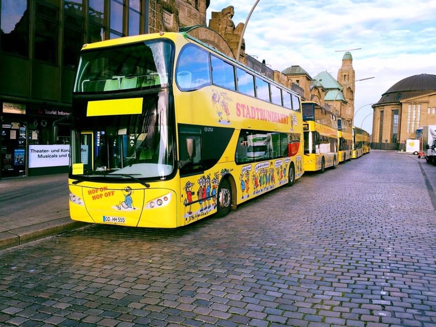 Hamburg: Hop-On Hop-Off Bus Tour Yellow Double Decker - Key highlights to know before you ride
