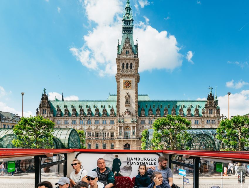 Hamburg: Line A Sightseeing Hop-On Hop-Off Bus Tour - Jungfernstieg to City Hall: the center where the stories meet