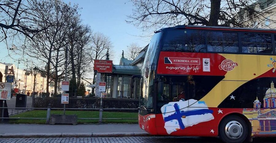 Helsinki: Bus Tour with Audio Guide - Inside the heated double-decker: audio in 11 languages plus real winter comfort