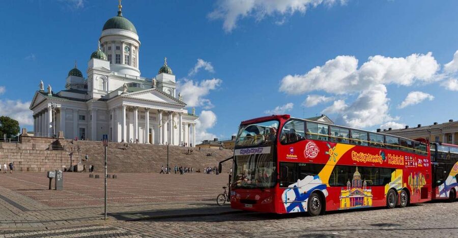 Helsinki: City Sightseeing Hop-On Hop-Off Bus Tour - Open-air Helsinki, with a plan that works in the rain