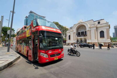 Ho Chi Minh City: Hop-On Hop-Off Bus Tour by Vistra - The French colonial photo loop: Notre-Dame, Central Post Office, Opera House