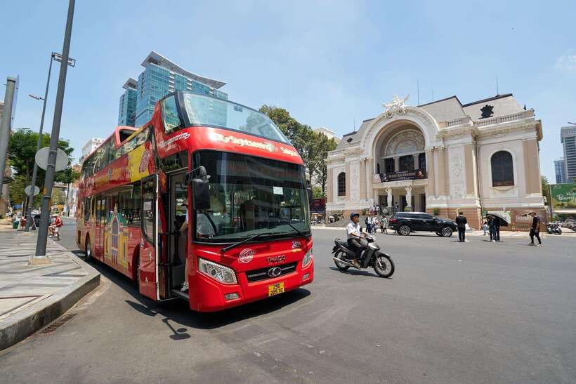 Ho Chi Minh City: Hop-On Hop-Off Bus Tour by Vistra - The French colonial photo loop: Notre-Dame, Central Post Office, Opera House