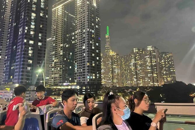 Ho Chi Minh City Night Hop-On Hop-Off Bus Tour - A one-hour night loop that helps you read Ho Chi Minh City fast