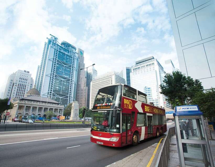 Hong Kong: Big Bus Hop-On Hop-Off Tour & Optional Peak Tram - Stanley Green Route: beaches, market time, and the south side pace