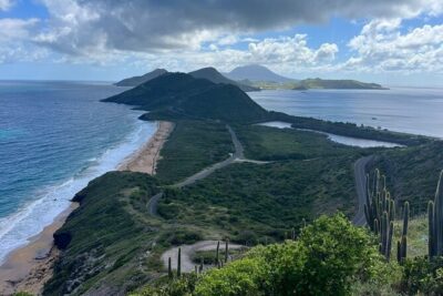 Hop on hop off Tour Air Con - Basseterre First: Independence Square and Batik Garden Vibes