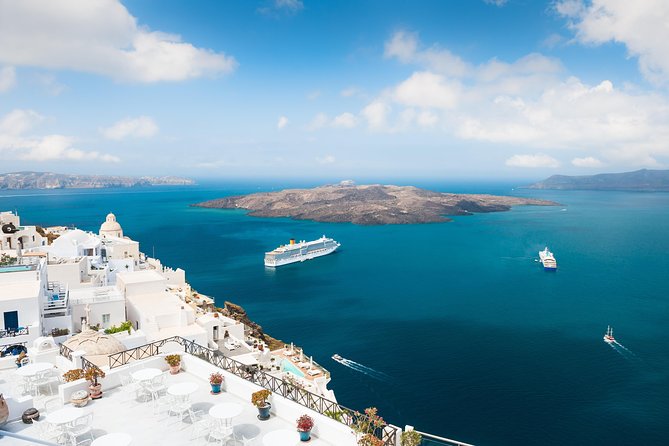 Island Bus Tour: The Majestic Spots Of Santorini - Pickup reality: expect the bus on the main road, not at your doorstep