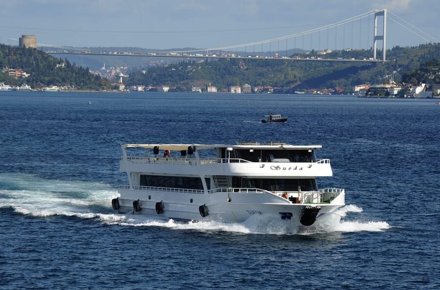 Istanbul: Bosphorus Cruise and Golden Horn Bus Tour - The 1.5-hour Bosphorus cruise: Rumeli Fortress from the water