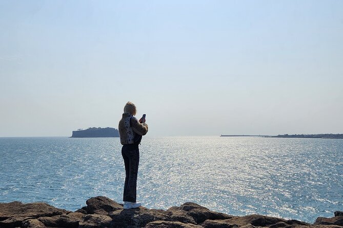 Jeju island Southern Unesco Mt.halla ONE day Bus Tour - Cheonjiyeon Falls: Sky Meets Land, Dolharubang, and Easy Walking