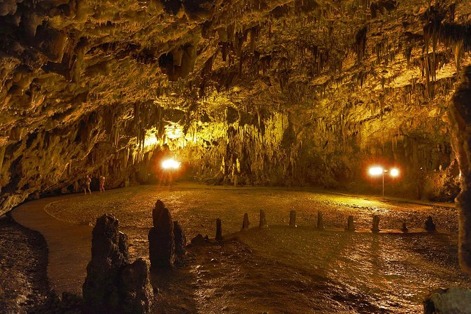 Kefalonia Island Bus Tour- Wine Tasting, Melissani & Fiscardo - Drogarati Cave: the acoustic hall below Kefalonia