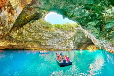 Kefalonia Island Bus Tour- Wine Tasting, Melissani & Fiscardo - Agios Gerasimos monastery: a calm break in Omala Valley