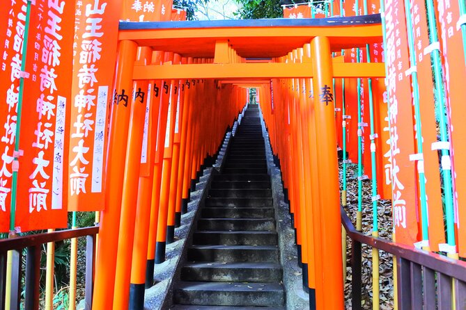 Kyoto 1 Day Golden Route Bus Tour - Fushimi Inari: torii gates in a guided, timed visit